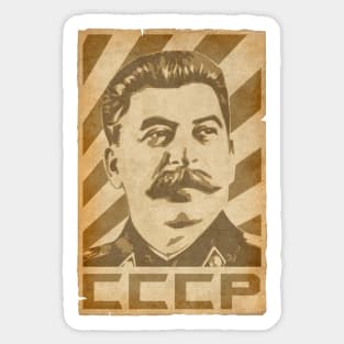 Joseph Stalin CCCP Retro Propaganda Sticker